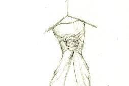 Dreamlines Personalized Wedding Dress Sketch