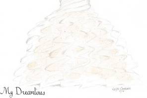 Dreamlines Personalized Wedding Dress Sketch