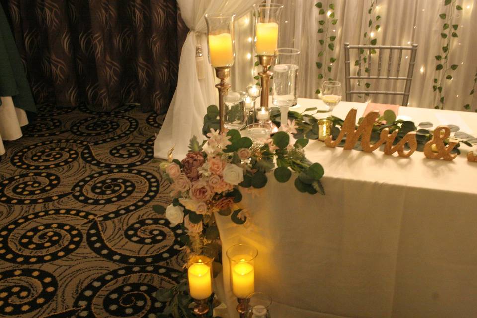 Sweetheart table