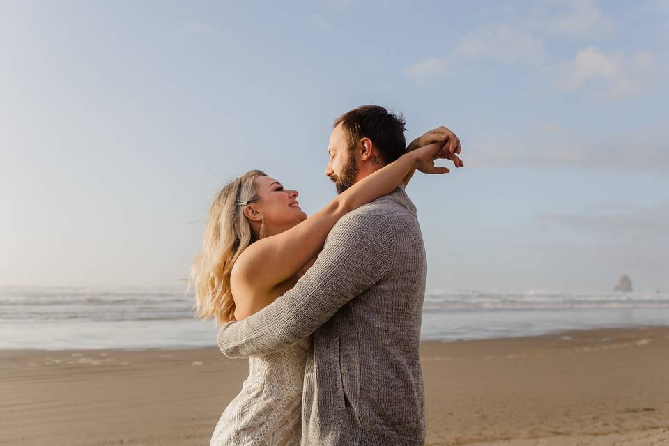 Intimate elopement photoshoot