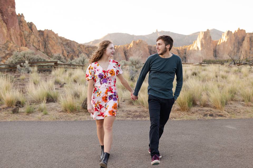 Bend oregon engagement