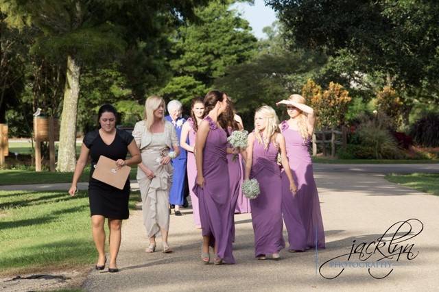 Bride & bridesmaids