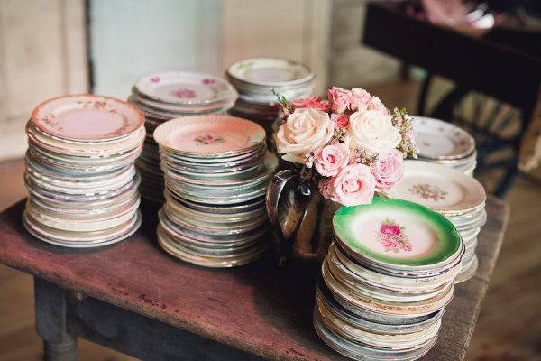 Stacks of plates