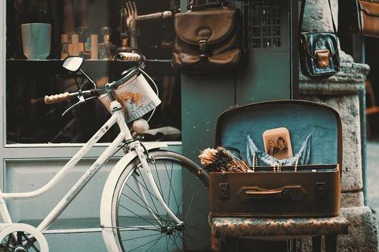 Bicycle and bags