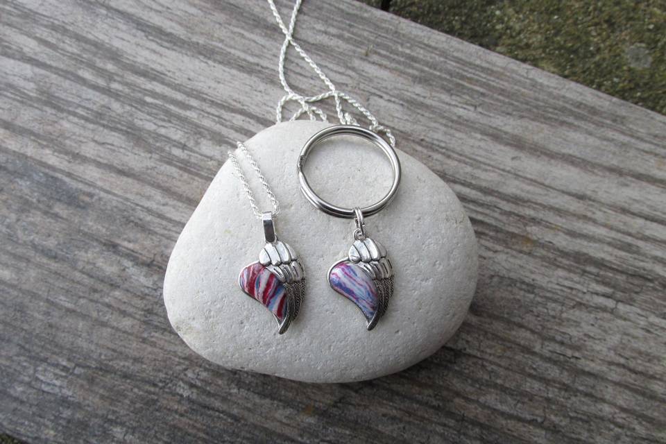 Heart pendants