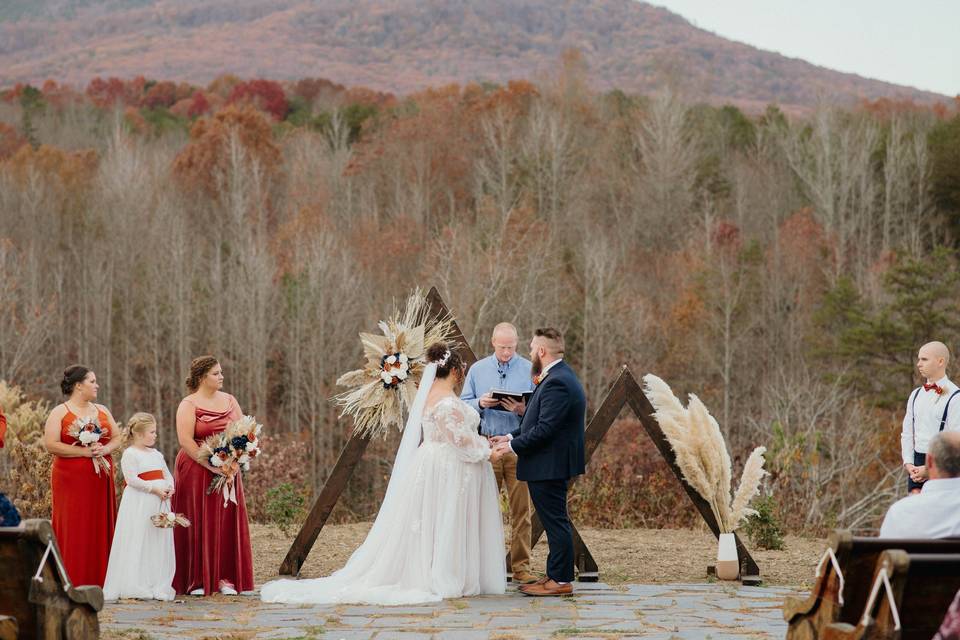 Fall wedding