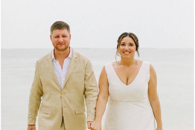 Beach wedding dress
