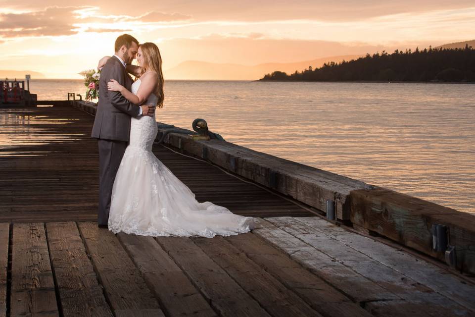 Couple at the dock