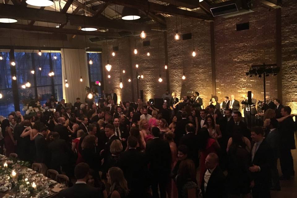 Full dance floor at Roundhouse