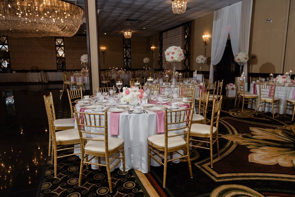 White, Pink and Gold