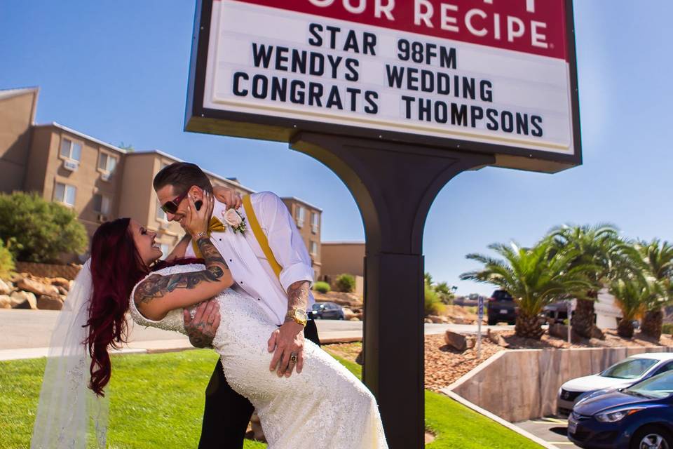The Wedding At Wendy's (featured in USA TODAY)