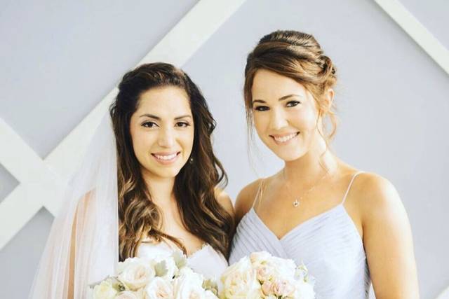 Bride and her bridesmaid