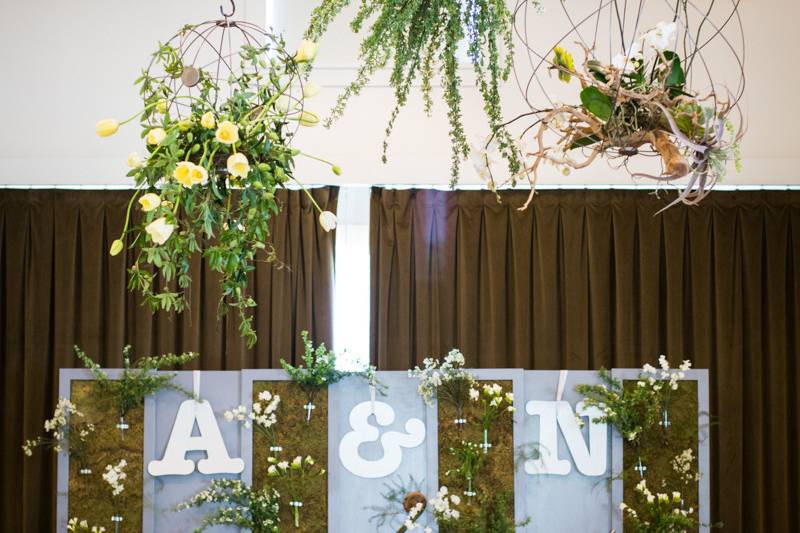 Reception decor