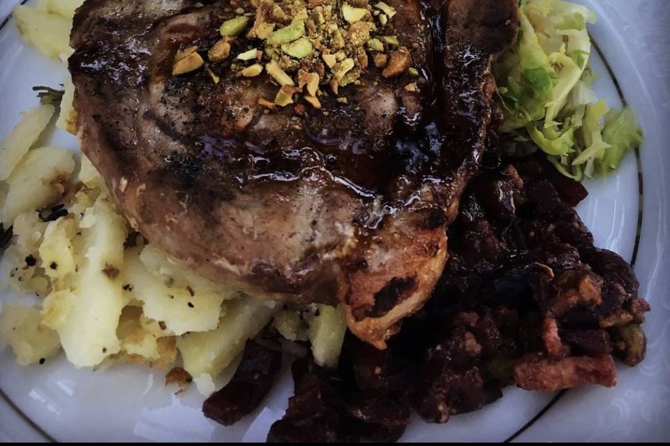 Braised pork chop