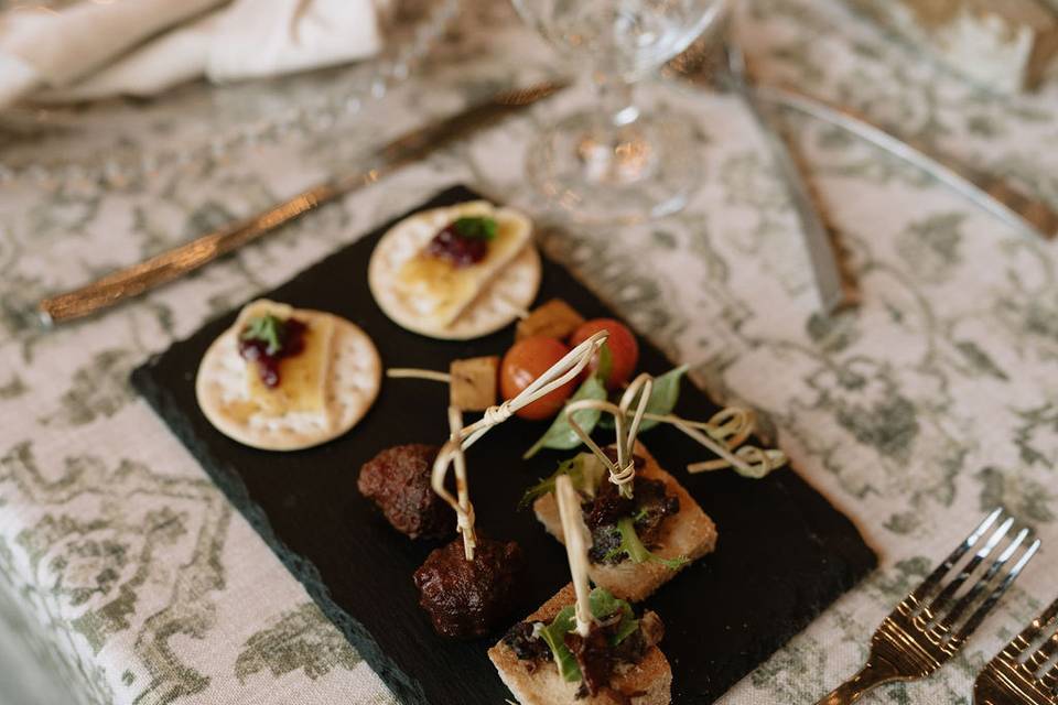 Passed hors d'oeuvres