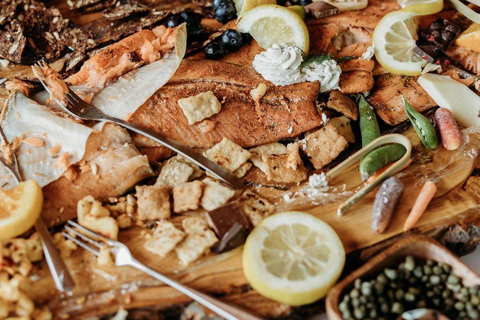 Smoked trout charcuterie