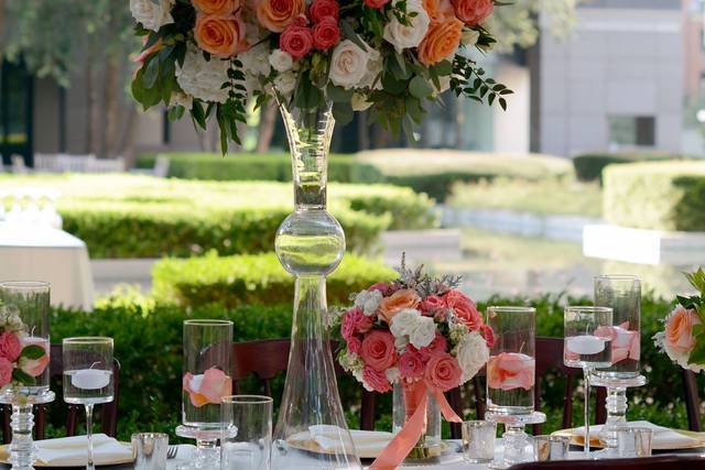 Peach and orange