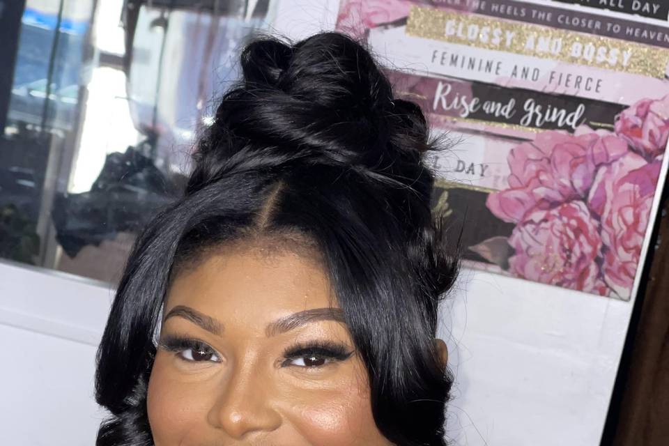 The Bride’s Finished Look