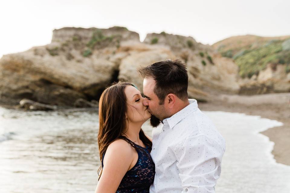 Beach Engagement Photos