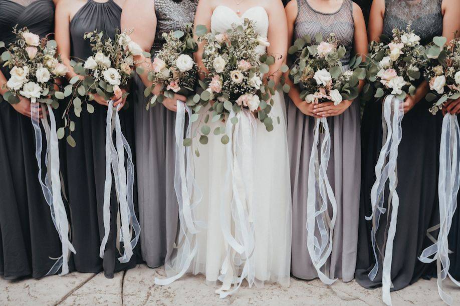 Matching bouquets