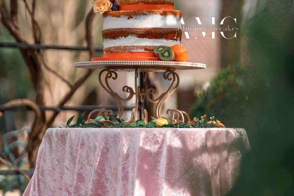 Naked Spring Cake