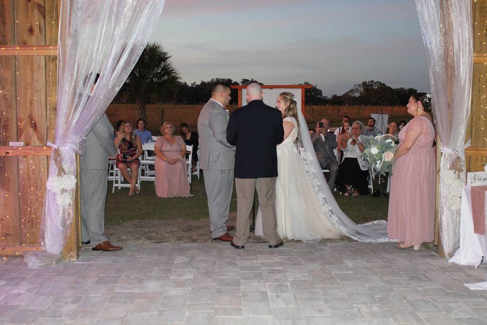 Entrance wedding