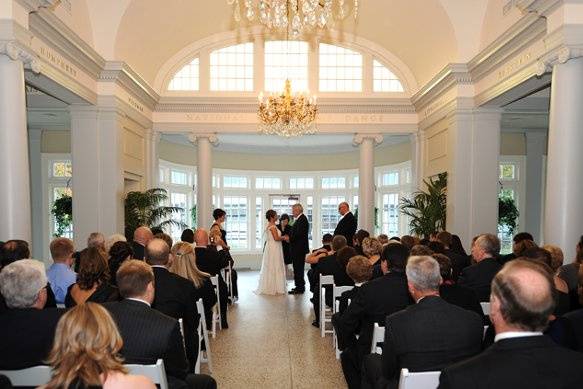 Indoor wedding ceremony