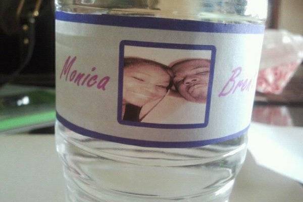 custom water bottle labels