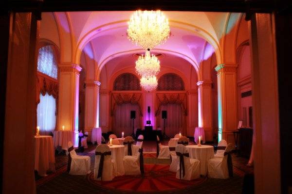 Omni Severin Ballroom with up lighting package