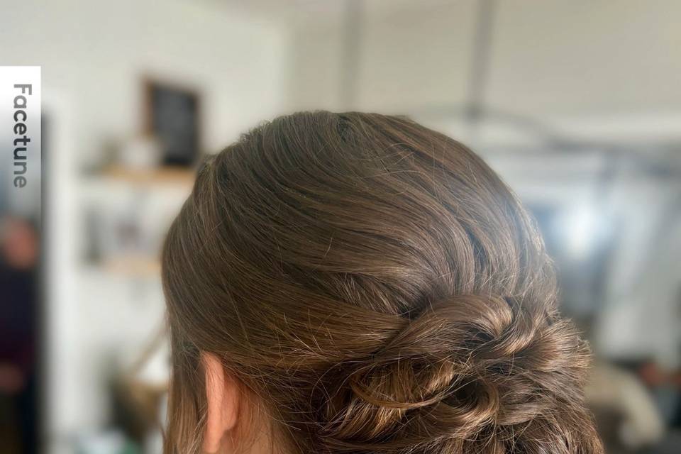 Bridal updo