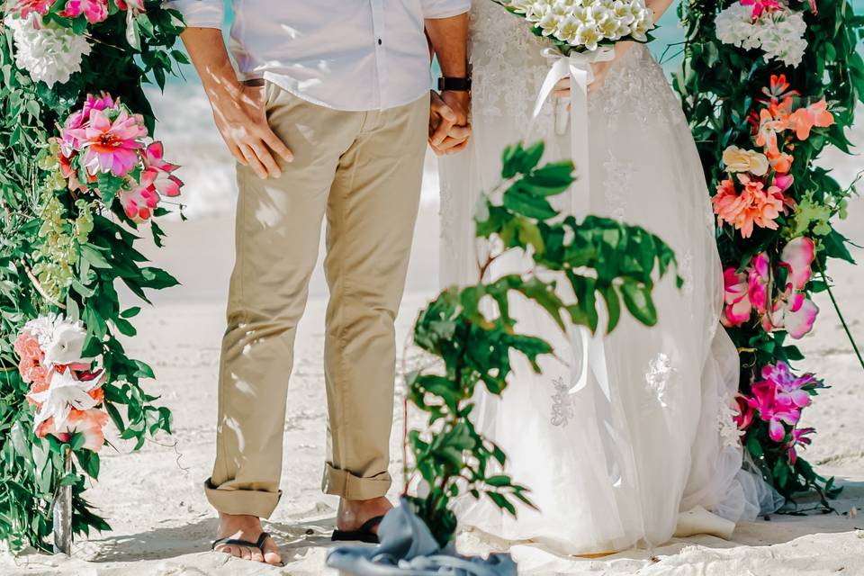 Fiji Island wedding