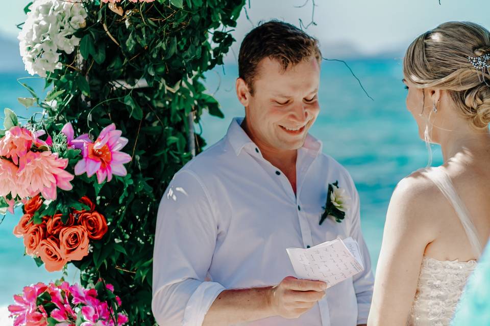 Fiji Island wedding