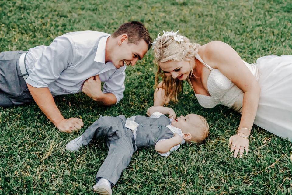 Wedding family photo