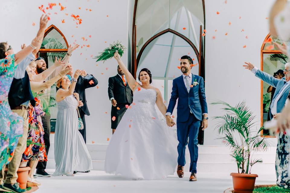 Confetti send off