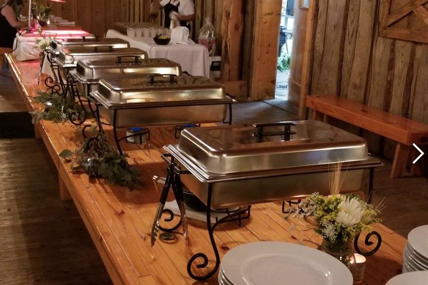 A catered wedding