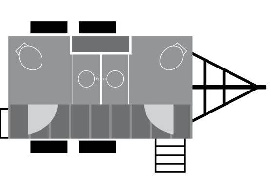 2-Stall Selfie Layout