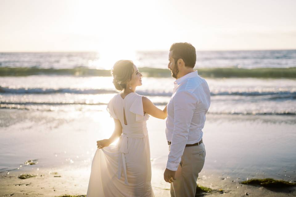 Stroll on the beach