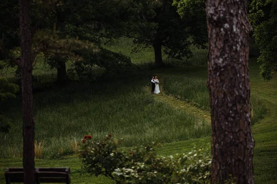 Couple walking