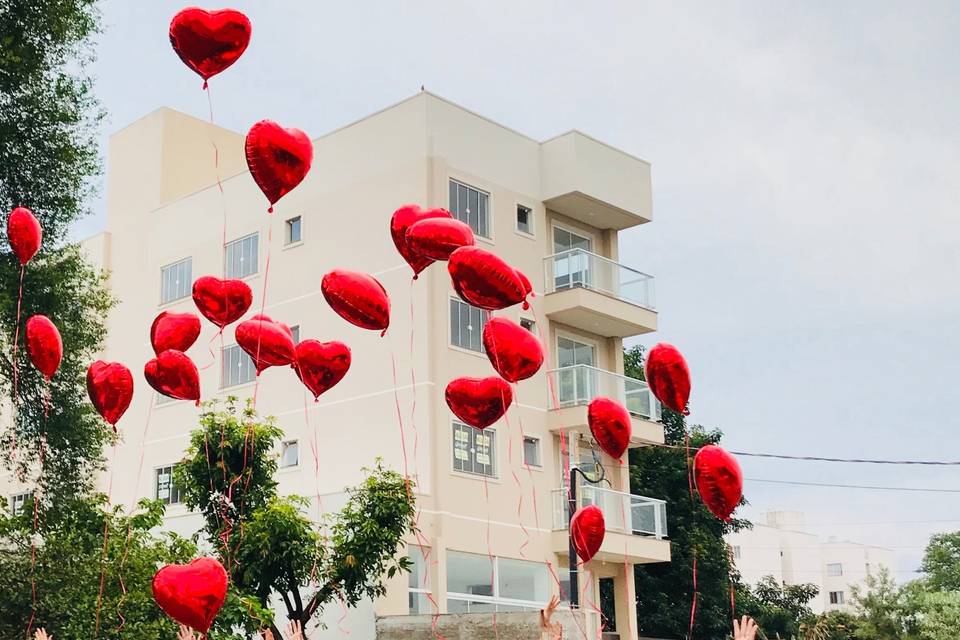 Balloon send off