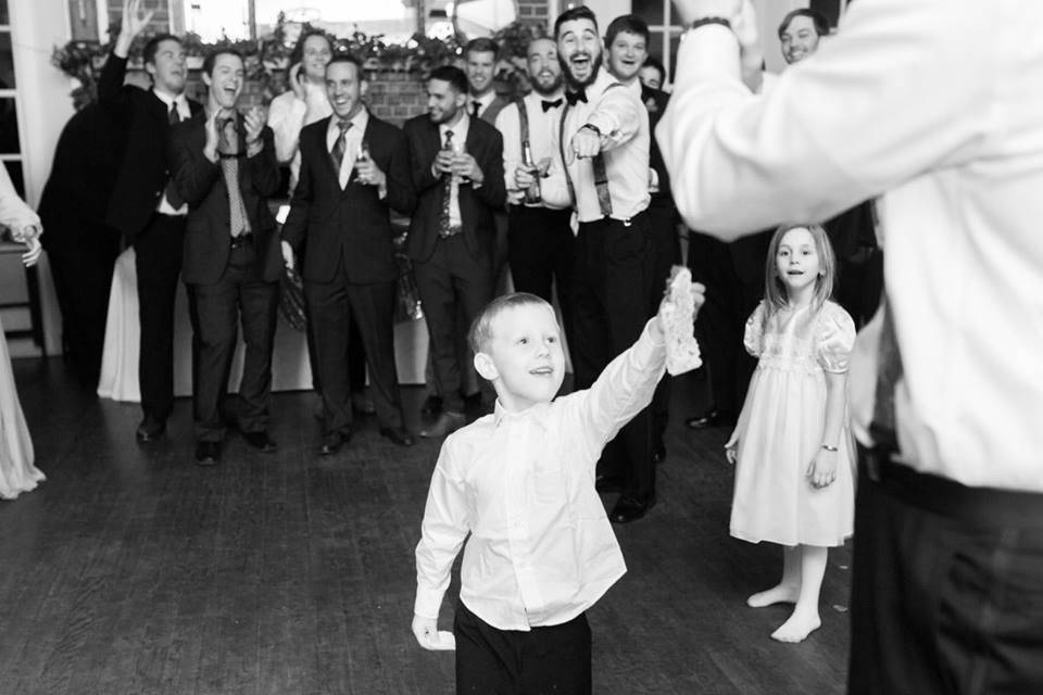 Kids at the reception