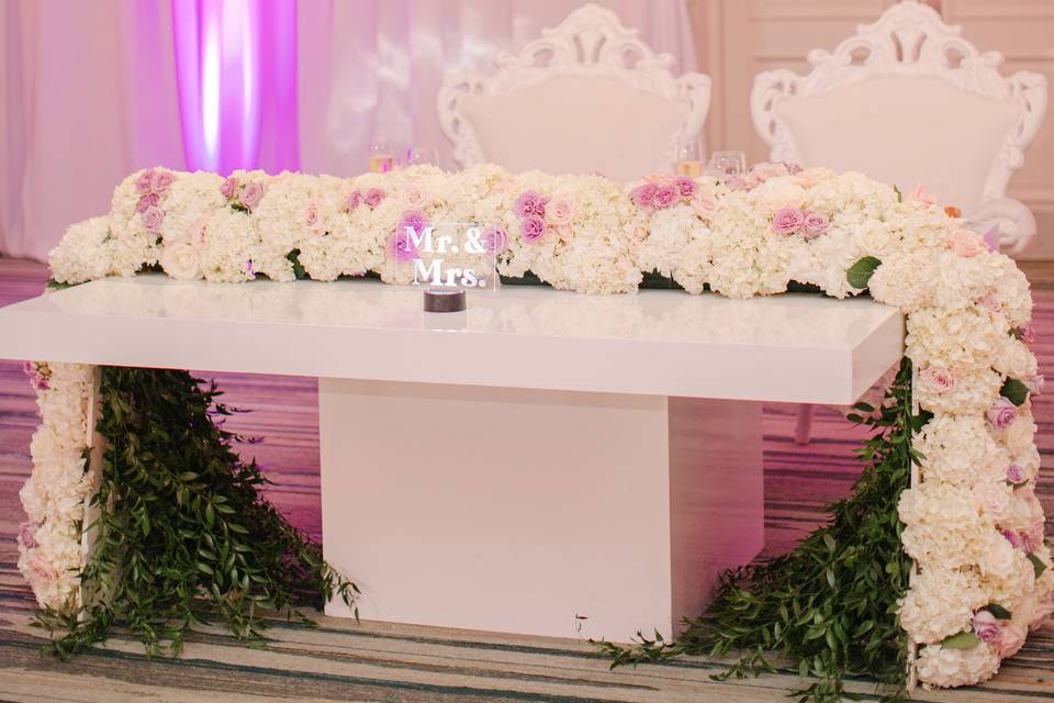 Sweetheart table