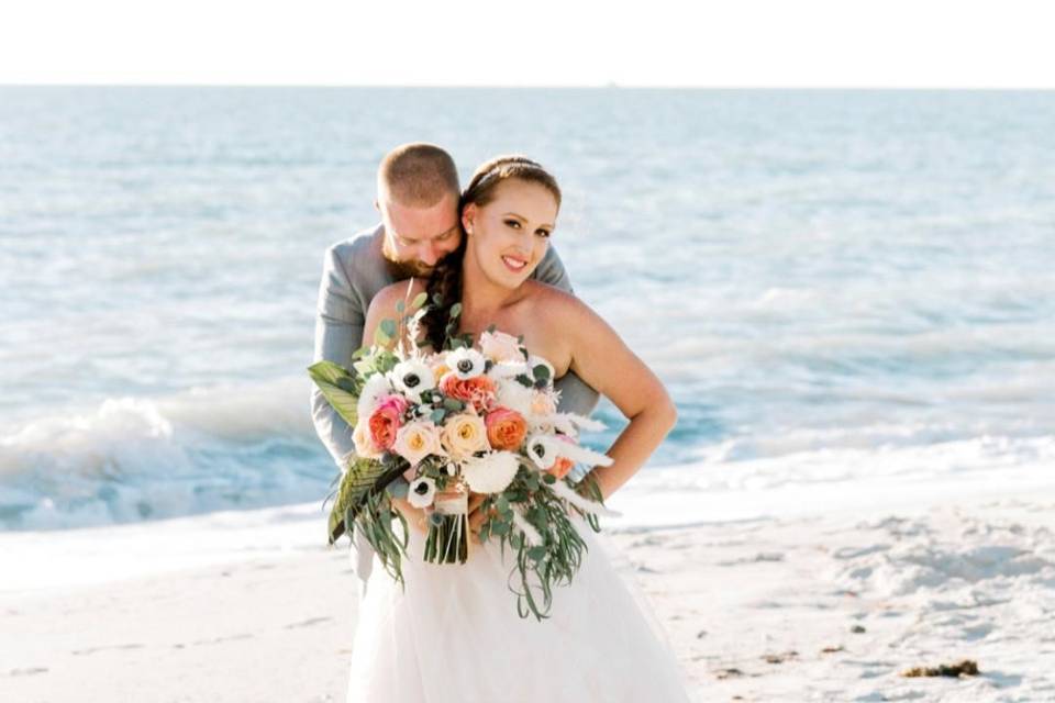 Naples beach wedding