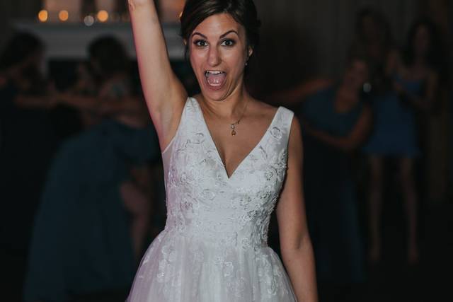 Happy newlywed