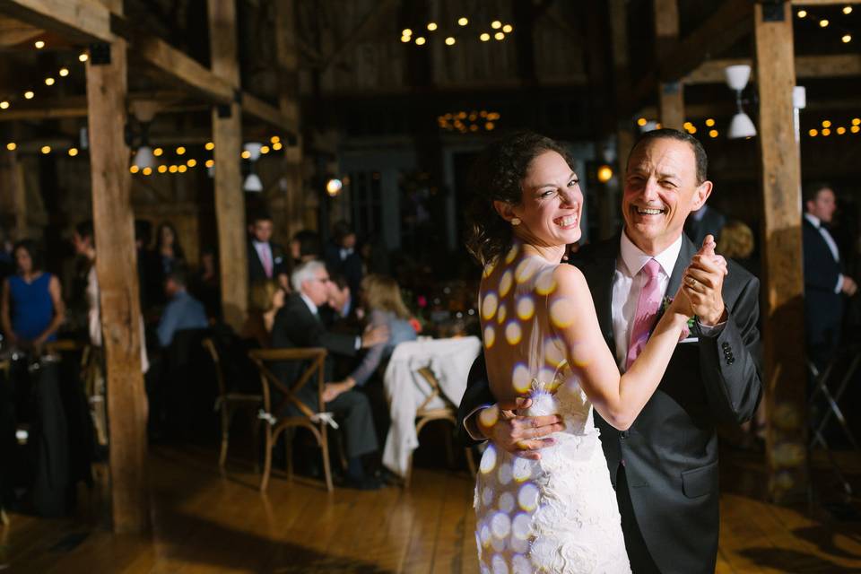 Barn fun wedding