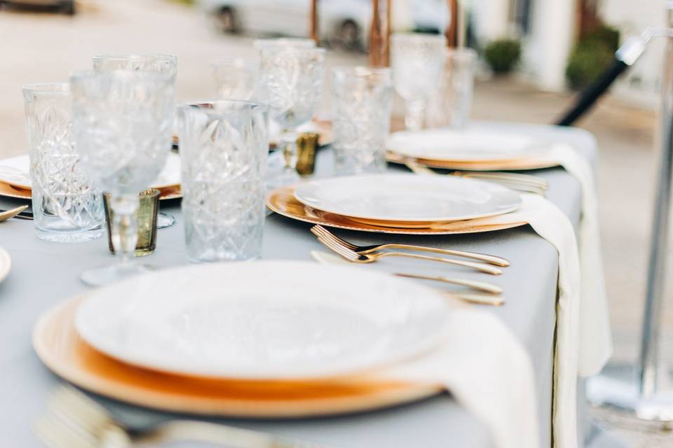 Place setting details