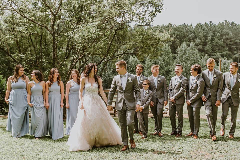 Bridal party photo