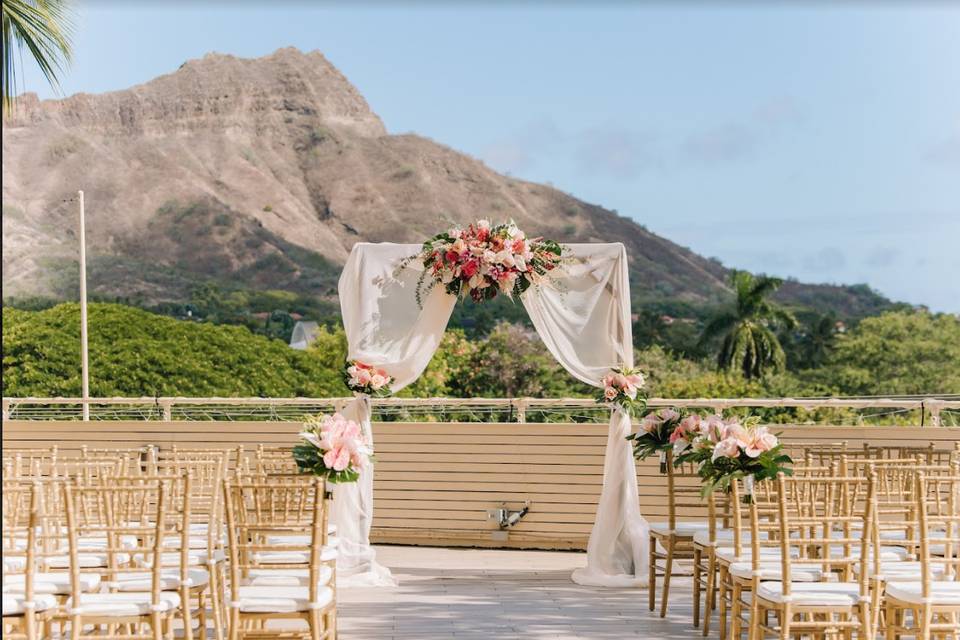 Leahi Lanai Wedding Ceremony