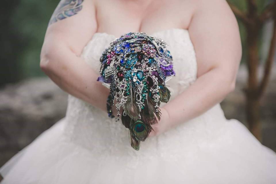 Custom Cascading Bouquet