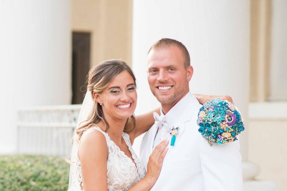 Bridal Bouquet and Boutonniere