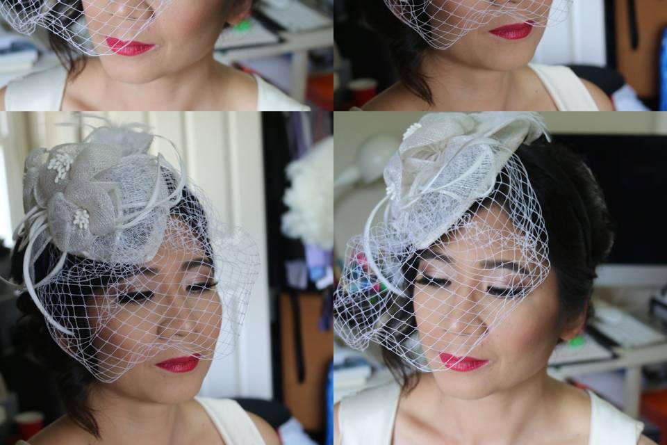 Bridal with Fascinator